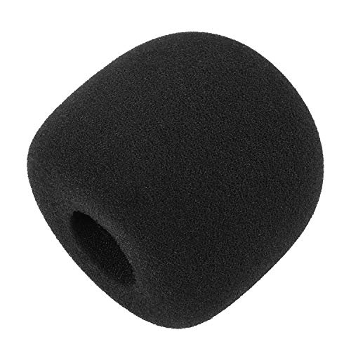 SM57 Pop Filter Foam Cover - Mic Windscreen with Furry Wind Screen Windjammer Compatible with Shure SM-57 Microphone to Blocks Out Plosives by YOUSHARES (2 PCS)