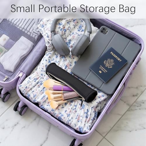 Cosmos Neoprene Case Bag Holder Zipper Pouch for Stylus Pen, Black Color with Gray Zipper - color: Gray Zipper