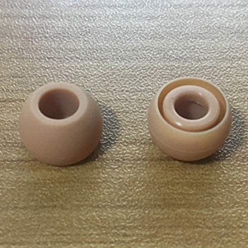 Replacement Silicone Earbuds Ear Tips Eargels Buds Set Compatible with Beats Powerbeats 3 Powerbeats 2 Wireless in-Ear Earphones (4 Pairs/Gold) - color: Gold