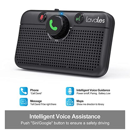 Bluetooth 6.0 Car Speaker, Handsfree Wireless Speaker Kit