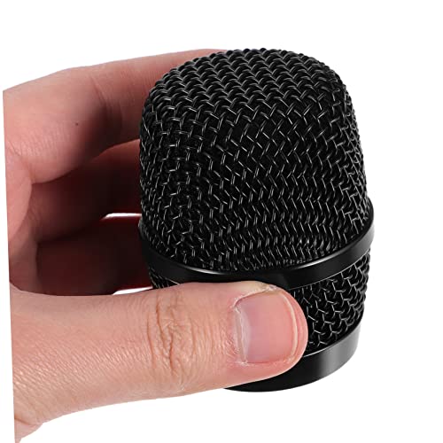 Microphone Metal Ball Head Replacement Part for Wireless Mics Pop Filter Sponge Mesh Cover