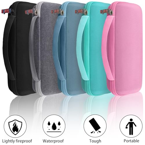 Khanka Hard Travel Case for Ortizan Portable Bluetooth Speaker, IPX7 Waterproof Wireless Speaker, Case Only (Pink) - color: Pink