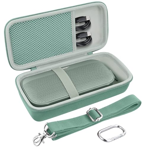 Case for Bose SoundLink Flex 2nd Gen/SoundLink Flex Bluetooth Speaker | Protective Storage Box, Portable Carrying Box, Smooth Zipper, Zippered Closure, Travel-ready, Alpine Sage Case - color: Alpine Sage