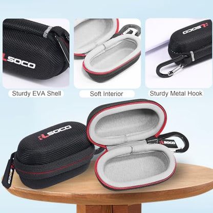 RLSOCO Carrying Case for Technics EAH-AZ100 Reference Class Hi-Fi Wireless Earbuds (Case Only)
