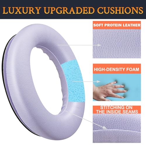 SOULWIT Earpads for Bose (QC45/QC SE/QC Wireless) - Chilled Lilac - color: Chilled Lilac