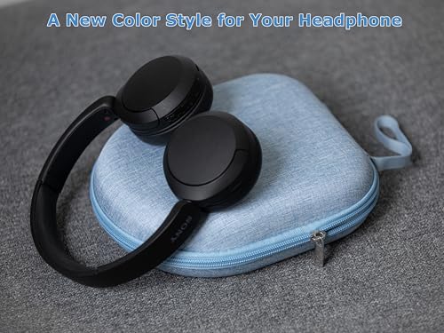 Ginsco Universal Headphone Case Compatible with JBL Tune 510BT 720BT, Sony WH-CH 720N/WH-CH520, with Bose/JBL/Soundcore Life Q20i Q30/BERIBES/TOZO/KVIDIO etc Wireless Headphones Light Blue - color: Light Blue