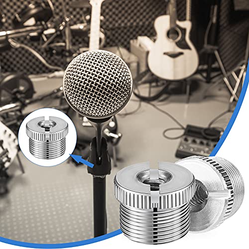 Hotop 6 Pieces Mic Stand Adapter, 5/8 Inch Male to 1/4 Inch Female