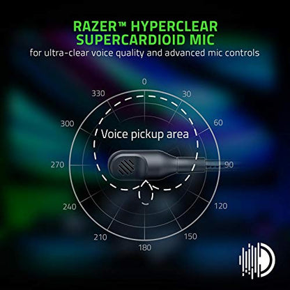 Razer BlackShark V2 Pro Wireless Gaming Headset: THX 7.1 Spatial Surround Sound - 50mm Drivers - Detachable Mic - for PC, PS5, PS4, Switch, Black - color: Black, style: Gen 1
