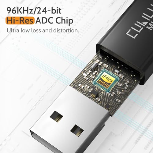 USB Microphone for Laptop, Plug-and-Play Unidirectional USB A Lavalier MIC, Mini Clip-On Lapel Microphone for Computer, PC, Dictation, Zoom, Skype, Recording - 4 Feet