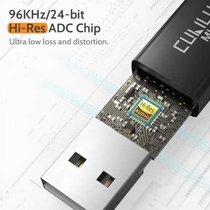 USB Microphone for Laptop, Plug-and-Play Unidirectional USB A Lavalier MIC, Mini Clip-On Lapel Microphone for Computer, PC, Dictation, Zoom, Skype, Recording - 4 Feet