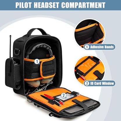 Damero Pilot Headset Bag, Aviation Headset Case, Bag Only