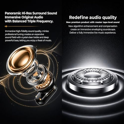 in Ear Earbuds Wireless Bluetooth 6.0 Headphones Clear Calls
