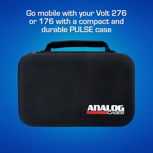 ANALOG CASES Universal Audio Volt 276/176 Case - Compact PULSE Hard Case | Durable Molded EVA Hard Case, Excellent Protection, Compact Design & Precise Custom Fit, Comfortable Handle, Smooth Zipper