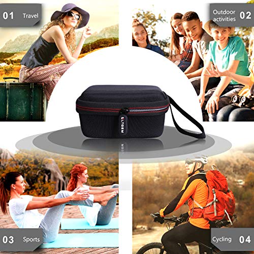 LTGEM Hard Storage Case for Getaria 2.4GHZ & Upgrade 2.4GHZ Guitar System | EVA Storage Guitar Transmitter Receiver Case - size: For Getaria Receiver