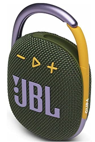 JBL 2 Pack Clip 4 Waterproof Wireless Audio Bluetooth Speaker Bundle (Green) - color: Green