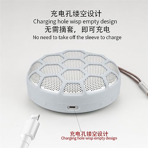 DAYJOY Soft Silicone Protective Case Cover Compatible with Bang & Olufsen/B&O Beosound A1 (2nd Generation) Wireless Portable Waterproof Bluetooth Speaker, Protective Skin Sleeve (Grey) - color: grey