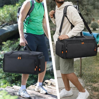 Carrying Case Compatible with JBL PartyBox On The Go Portable Party Speaker | Padded Travel Bag Fits PartyBox On-The-Go Essential, Shoulder Strap, Multiple Pockets for Mics & Accessories, Outdoor Party