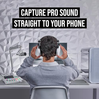 RØDE PodMic USB Dynamic Broadcast Microphone with XLR and USB Connectivity for Podcasting, Streaming and Content Creation (White) | XLR and USB Connectivity for Podcasting, Streaming and Content Creation White - color: PodMic USB White