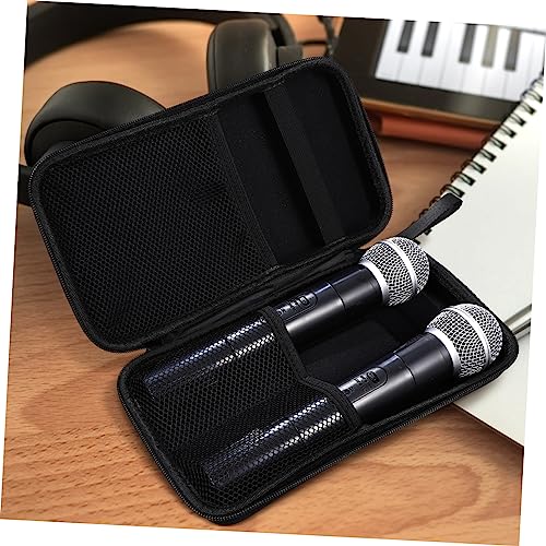 Holibanna Wireless Microphone Storage Case Double Zipper Travel Handle