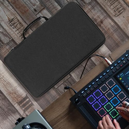 GEEKRIA Audio Interface Carrying Case, Compatible with Akai Professional MPC Live III, EVA Hard Shell Portable Travel Bag (Dark Gray) - color: Dark Grey