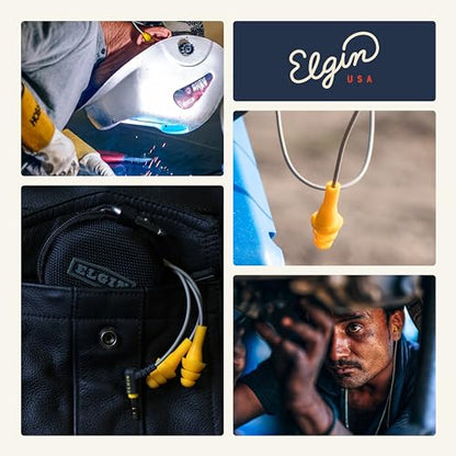 Elgin Ruckus+ Earplug Earbuds with Mic, Wired Earbuds - color: Gravel Gray, style: Ruckus+