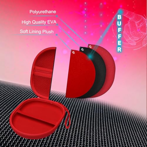 Headphone Headset Case Compatible with JBL Tune 520BT 720BT/BERIBES/KVIDIO/Soundcore by Anker/Sony Wireless On-Ear Headphones,Red - color: Red