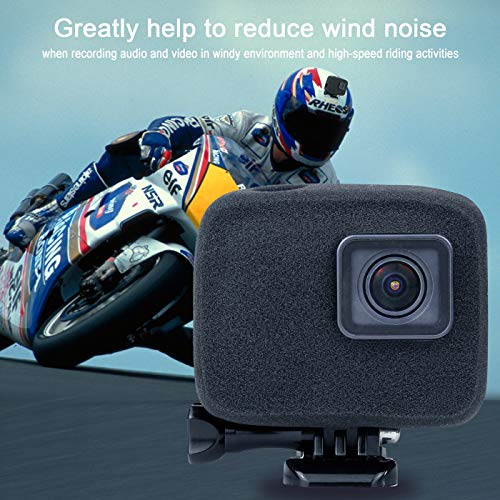 SOONSUN 2-Pack Windslayer Cover for GoPro Hero 5/6/7 Black, White, Silver | Wind Noise Reduction, Wind Muff Foam Windscreen, Clearer Audio for Cycling, Motorcycle Riding, Skiing and Outdoor Recording