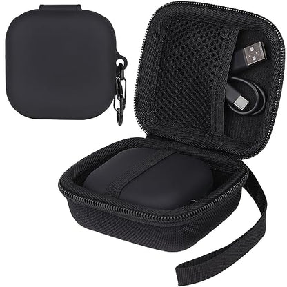 Aenllosi Hard Case for SHOKZ/AfterShokz OpenFit Open-Ear Headphones, Black | Silicone cover construction, Water-resistant design, Dust-resistant design, Impact-resistant design - color: Black