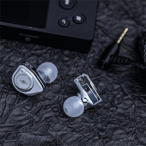 Linsoul SIMGOT EW200 10mm SCP Diaphragm Dynamic Driver IEM in-Ear Earphones | with All Metal Body, Detachable 0.78mm 2pin Silver-Plated OFC Cable for Audiophiles Musicians, 3.5mm with Mic - style: EW200 With Mic
