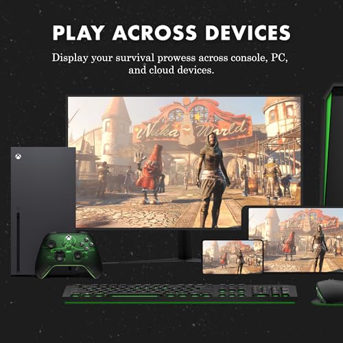 Xbox Wireless Gaming Controller | Fallout Pip-Boy Edition | Consoles, PCs, TVs, mobile, and more | Textured Grip | Wireless, Bluetooth, USB-C Connectivity - style: Fallout Edition