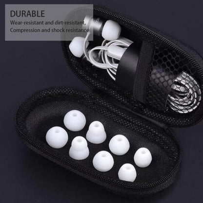 ARTIBETTER Shockproof Headphone Storage Bag Compact Case with Zipper Organizer for Earbuds Electronic Accessories Portable Carrying Pouch