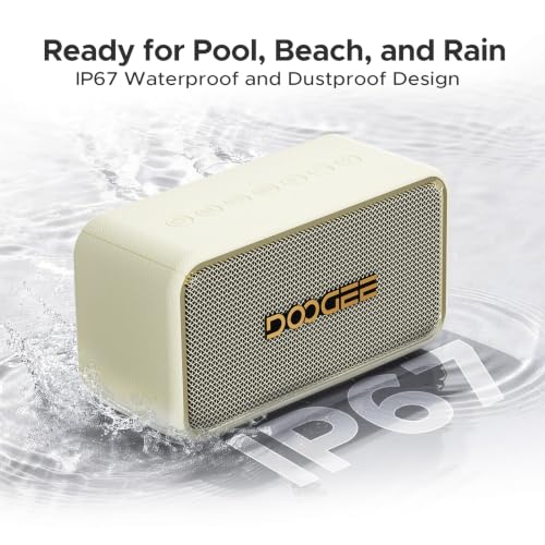 Field Rush Portable Speakers, 130W Peak Wireless Speaker with 2.1 Stereo Sound, Big Sound and Deep Bass, 28H Playtime Outdoor Speaker, IP67 Waterproof, TWS Pairing EQ Modes for Home/Party/Beach White - color: White