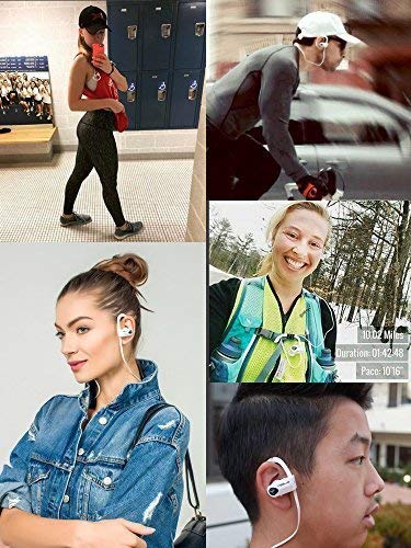 TREBLAB XR500 Bluetooth Running Headphones, IPX7 Waterproof | Noise Cancelling, Secure-Fit, Wireless Sport Earbuds with Mic