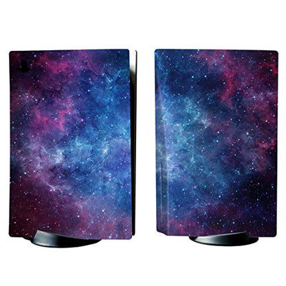PlayVital Magic Sky Full Set Skin Decal for ps5 Console Disc Edition, Sticker Vinyl Decal Cover for ps5 Controller & Charging Station & Headset & Media Remote - color: Magic Sky