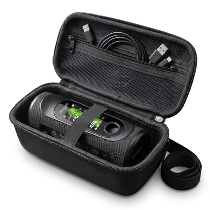 Portable Storage Case for MiLESEEY GeneSonic Pro Golf Speaker, Golf Speaker and Handheld GPS Rangefinder Travel Bag, Mesh Pocket for Charging Cable Accessories， with Handle and Shoulder Strap