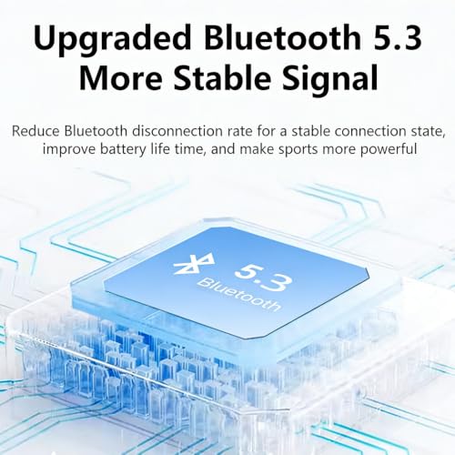 Open Ear Air Conduction Neckband Headphones Bluetooth 5.3, Ultra Low Latency Gaming Wireless Earbuds, 8H Playtime 15g Lightweight Ergonomic Sports Headset with 3D Surround HiFi Stereo White - color: White