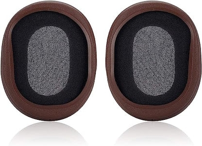 Replacement Ear Pads Compatible with Audio Technica ATH M50X Headphones | Also suitable for M50xBT2,M50XBT,M50,M40X,M30,M20,M10,ATH-MSR7 headphones Memory Foam/Protein Leather Earpads Earmuffs-brown