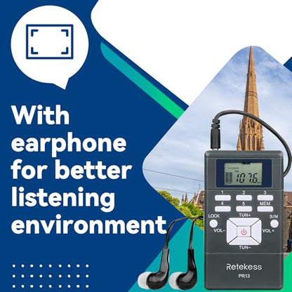 Retekess TR503 Tour Guide Speaker and Headset, Assistive Listening System - style: 1-20