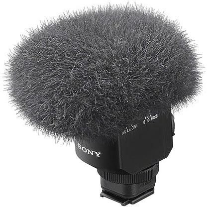 Sony Digital Shotgun Microphone ECM-M1,Black | Shoe support for battery-free & cable-free operation, Versatile selection of eight audio recording modes, Multi, Interface