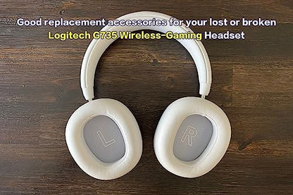 UNCLE LIGHT Replacement Game Mic for Logitech G735 Gaming Headset on PS4 PS5 PC, 3.5mm Detachable Boom Microphone