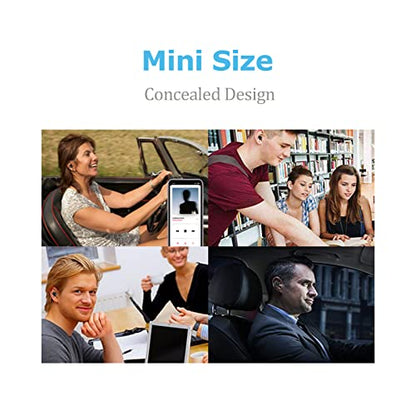 Mini Bluetooth Single Earbud Small Wireless Invisible Headphones，Single Earphone with 6 Hour Playtime for iPhone and Android Smart Phones PC TV Audiobook