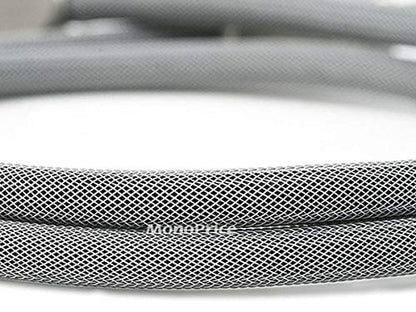Monoprice 106271 Premium S/PDIF (Toslink) Digital Optical Audio Cable - Silver - 15ft | Heavy Duty Mesh Jacket, Metal Connector Heads, For Play Station, Xbox one, Home theater & More Gray - size: 15ft
