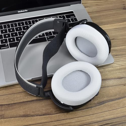Defean Earpads for SteelSeries Arctis 7/9 (Not Fit Nova)-White - color: Grey
