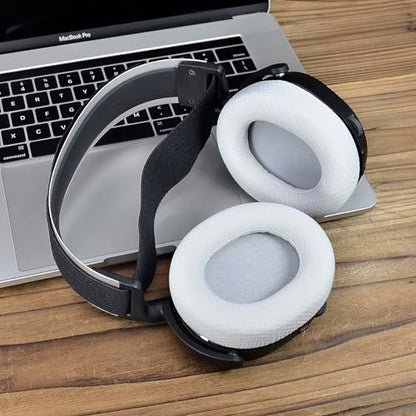 Defean Earpads for SteelSeries Arctis 7/9 (Not Fit Nova)-White - color: Grey