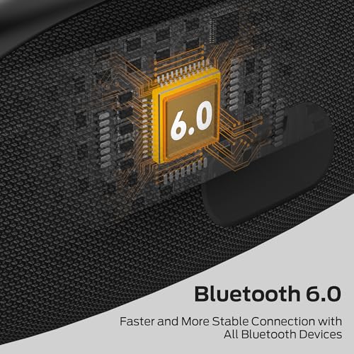Monster Prism Pro Bluetooth Speaker, Portable Wireless Speaker, 60W True Wireless Stereo, 24H Playtime,TWS Pairing, Bluetooth 6.0, RGB Lights, AUX,USB & TF-Card Input, for Outdoors/Beach/Travel