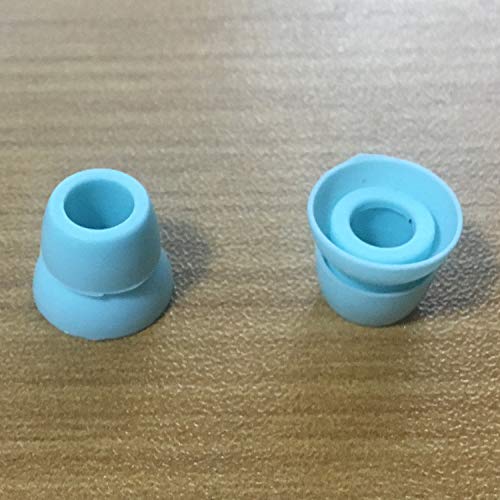 Replacement Silicone Earbuds Ear Tips Eargels Buds Set Compatible with Beats Powerbeats 3 Powerbeats 2 Wireless in-Ear Earphones (4 Pairs/Aqua Blue) - color: Aqua Blue