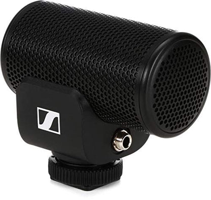 SENNHEISER Professional MKE 200 Directional On-Camera Microphone with 3.5mm TRS and TRRS Connectors for DSLR, Mirrorless & Mobile,Auxiliary | Supercardioid microphone with built-in windscreen and shock mount for vlogging, cameras and smartphones