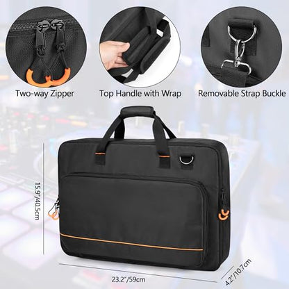 Rexmica DJ Controller Carrying Case Bag Fits for Pioneer DDJ RX/SX/SX2/SX3