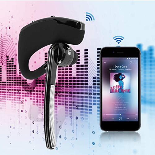 ciciglow Single-Ear Bluetooth Headset,V8 Business Bluetooth Headset,Smart Noise-Cancelling Hands- Stereo Headset,with Voice-Activated Microphone,Suitable for Work Driving,Etc.