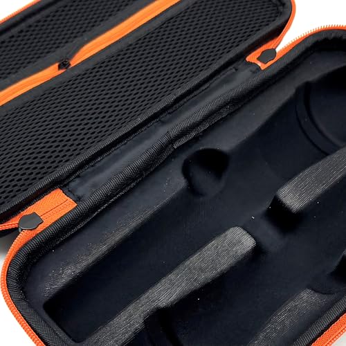 Wireless Microphone Case Compatible with JBL Wireless Two Microphone System, Handheld Dual Mic Travel Bag for Singing or Karaoke for Receivers, Adapters, AA Batteries-Black